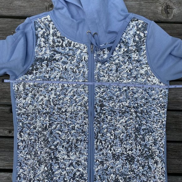 Victoria's Secret PINK Lavender Bling Perfect Zip Hoodie - Picture 4 of 16